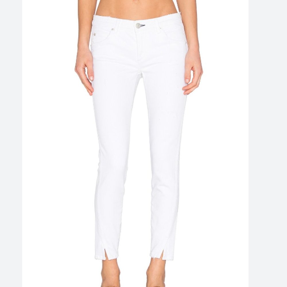 AMO Twist Jeans White Denim